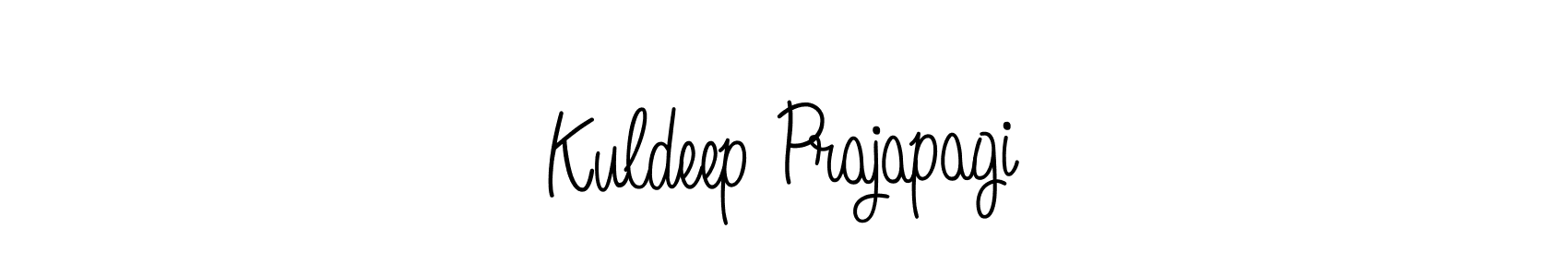 You should practise on your own different ways (Angelique-Rose-font-FFP) to write your name (Kuldeep Prajapagi) in signature. don't let someone else do it for you. Kuldeep Prajapagi signature style 5 images and pictures png