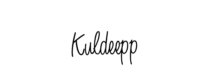 Design your own signature with our free online signature maker. With this signature software, you can create a handwritten (Angelique-Rose-font-FFP) signature for name Kuldeepp. Kuldeepp signature style 5 images and pictures png