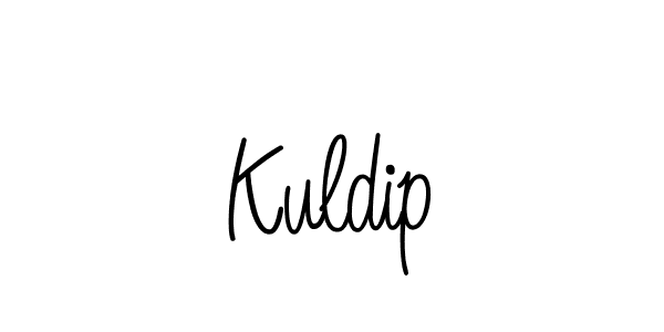 How to make Kuldip name signature. Use Angelique-Rose-font-FFP style for creating short signs online. This is the latest handwritten sign. Kuldip signature style 5 images and pictures png