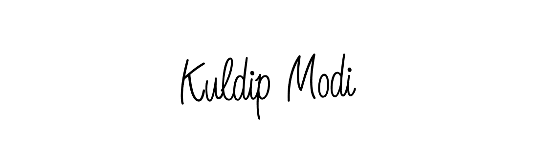 How to make Kuldip Modi signature? Angelique-Rose-font-FFP is a professional autograph style. Create handwritten signature for Kuldip Modi name. Kuldip Modi signature style 5 images and pictures png