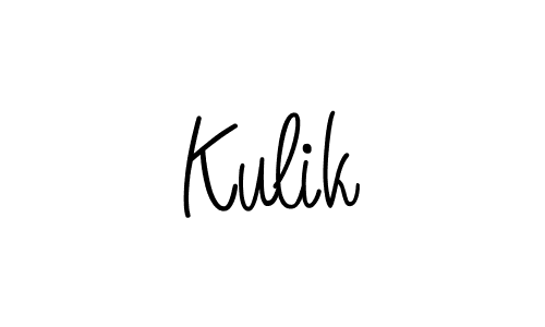 How to make Kulik signature? Angelique-Rose-font-FFP is a professional autograph style. Create handwritten signature for Kulik name. Kulik signature style 5 images and pictures png