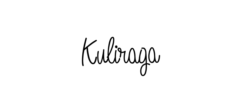 Make a beautiful signature design for name Kuliraga. With this signature (Angelique-Rose-font-FFP) style, you can create a handwritten signature for free. Kuliraga signature style 5 images and pictures png