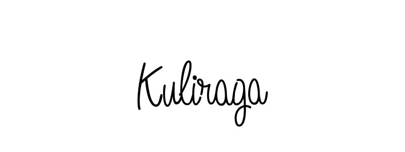 Make a beautiful signature design for name Kuliraga. With this signature (Angelique-Rose-font-FFP) style, you can create a handwritten signature for free. Kuliraga signature style 5 images and pictures png