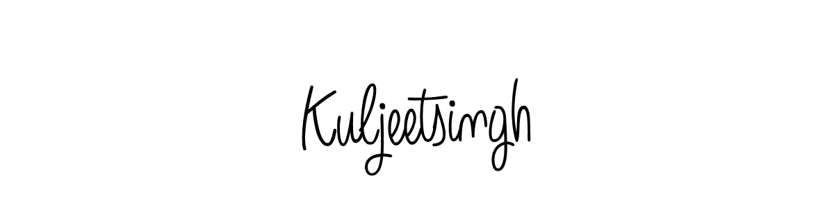 You should practise on your own different ways (Angelique-Rose-font-FFP) to write your name (Kuljeetsingh) in signature. don't let someone else do it for you. Kuljeetsingh signature style 5 images and pictures png