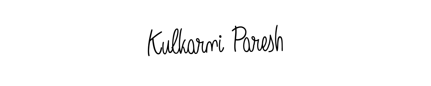 You can use this online signature creator to create a handwritten signature for the name Kulkarni Paresh. This is the best online autograph maker. Kulkarni Paresh signature style 5 images and pictures png