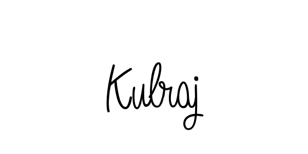 Make a beautiful signature design for name Kulraj. With this signature (Angelique-Rose-font-FFP) style, you can create a handwritten signature for free. Kulraj signature style 5 images and pictures png