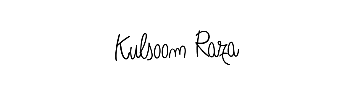 The best way (Angelique-Rose-font-FFP) to make a short signature is to pick only two or three words in your name. The name Kulsoom Raza include a total of six letters. For converting this name. Kulsoom Raza signature style 5 images and pictures png