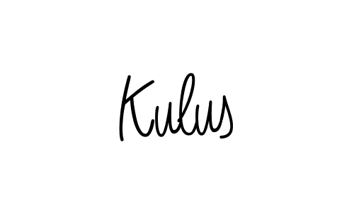 Create a beautiful signature design for name Kulus. With this signature (Angelique-Rose-font-FFP) fonts, you can make a handwritten signature for free. Kulus signature style 5 images and pictures png