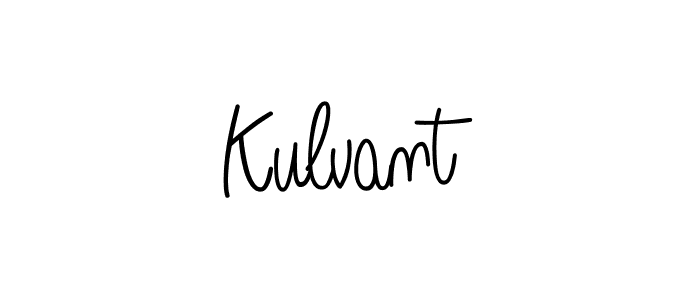 Also we have Kulvant name is the best signature style. Create professional handwritten signature collection using Angelique-Rose-font-FFP autograph style. Kulvant signature style 5 images and pictures png