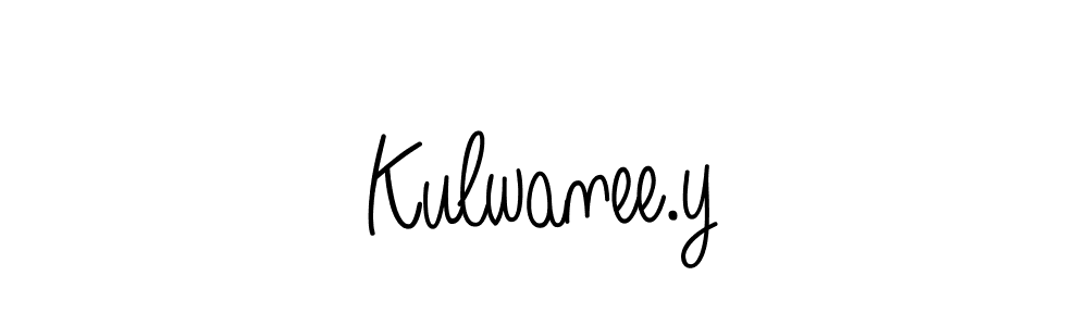 Also we have Kulwanee.y name is the best signature style. Create professional handwritten signature collection using Angelique-Rose-font-FFP autograph style. Kulwanee.y signature style 5 images and pictures png