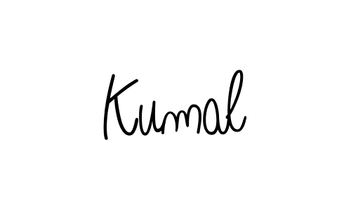 How to make Kumal signature? Angelique-Rose-font-FFP is a professional autograph style. Create handwritten signature for Kumal name. Kumal signature style 5 images and pictures png