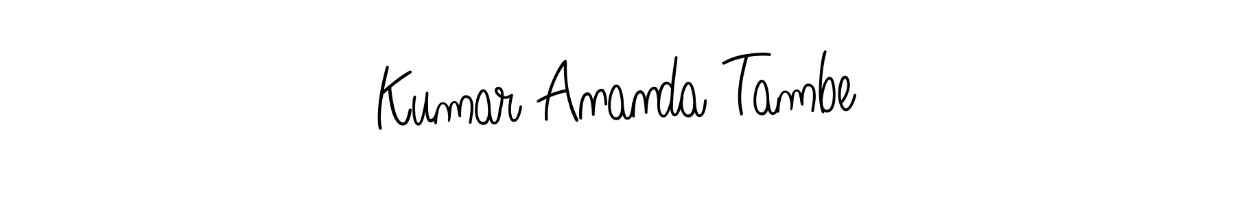 Angelique-Rose-font-FFP is a professional signature style that is perfect for those who want to add a touch of class to their signature. It is also a great choice for those who want to make their signature more unique. Get Kumar Ananda Tambe name to fancy signature for free. Kumar Ananda Tambe signature style 5 images and pictures png