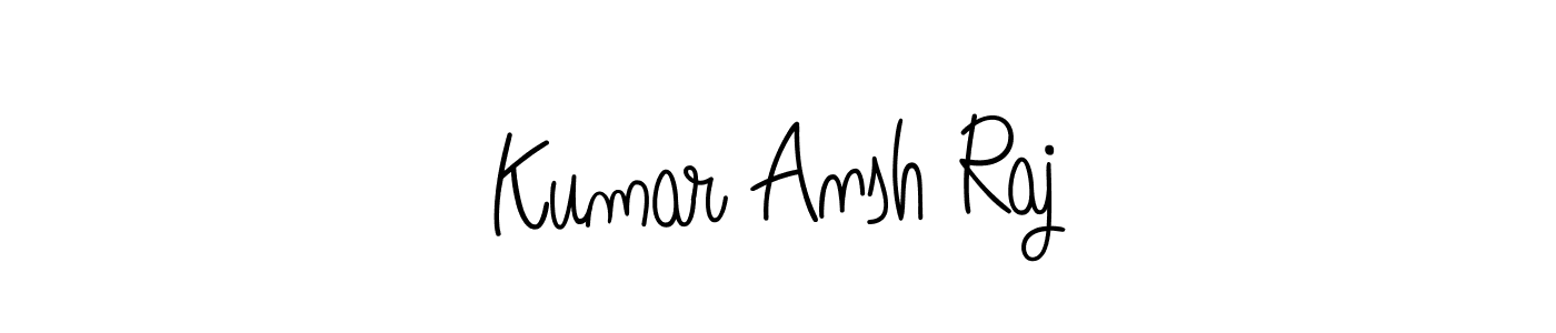 Once you've used our free online signature maker to create your best signature Angelique-Rose-font-FFP style, it's time to enjoy all of the benefits that Kumar Ansh Raj name signing documents. Kumar Ansh Raj signature style 5 images and pictures png