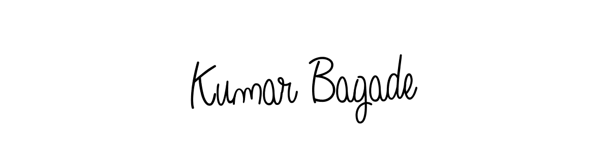 Kumar Bagade stylish signature style. Best Handwritten Sign (Angelique-Rose-font-FFP) for my name. Handwritten Signature Collection Ideas for my name Kumar Bagade. Kumar Bagade signature style 5 images and pictures png