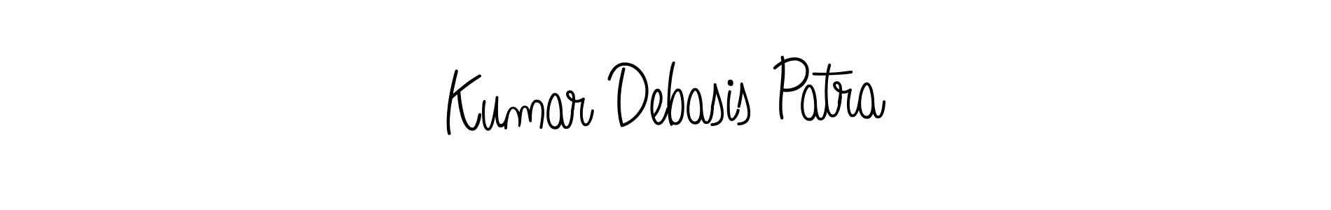 The best way (Angelique-Rose-font-FFP) to make a short signature is to pick only two or three words in your name. The name Kumar Debasis Patra include a total of six letters. For converting this name. Kumar Debasis Patra signature style 5 images and pictures png