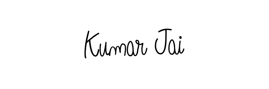 How to make Kumar Jai signature? Angelique-Rose-font-FFP is a professional autograph style. Create handwritten signature for Kumar Jai name. Kumar Jai signature style 5 images and pictures png