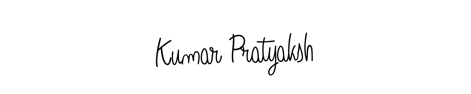 Also we have Kumar Pratyaksh name is the best signature style. Create professional handwritten signature collection using Angelique-Rose-font-FFP autograph style. Kumar Pratyaksh signature style 5 images and pictures png