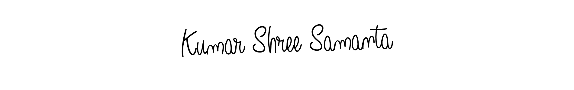 Similarly Angelique-Rose-font-FFP is the best handwritten signature design. Signature creator online .You can use it as an online autograph creator for name Kumar Shree Samanta. Kumar Shree Samanta signature style 5 images and pictures png