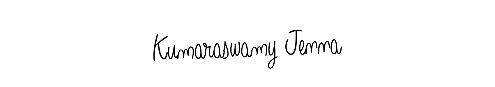 Also we have Kumaraswamy Jenna name is the best signature style. Create professional handwritten signature collection using Angelique-Rose-font-FFP autograph style. Kumaraswamy Jenna signature style 5 images and pictures png