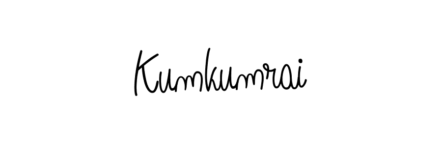 Create a beautiful signature design for name Kumkumrai. With this signature (Angelique-Rose-font-FFP) fonts, you can make a handwritten signature for free. Kumkumrai signature style 5 images and pictures png