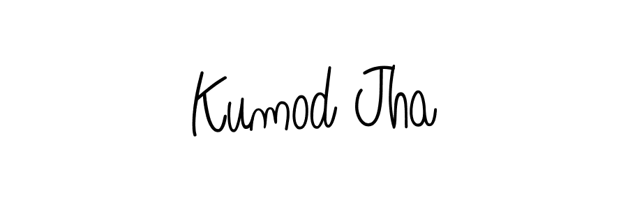 It looks lik you need a new signature style for name Kumod Jha. Design unique handwritten (Angelique-Rose-font-FFP) signature with our free signature maker in just a few clicks. Kumod Jha signature style 5 images and pictures png