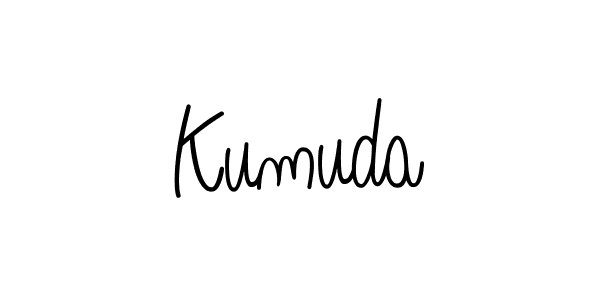 Kumuda stylish signature style. Best Handwritten Sign (Angelique-Rose-font-FFP) for my name. Handwritten Signature Collection Ideas for my name Kumuda. Kumuda signature style 5 images and pictures png