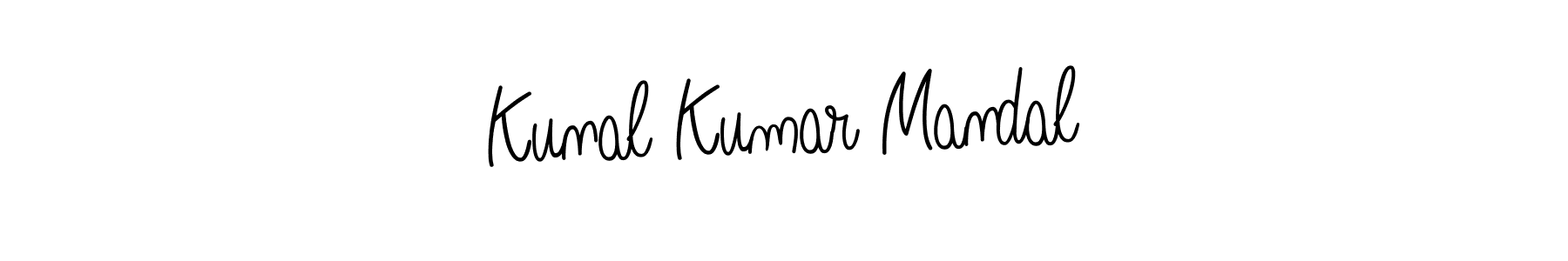 if you are searching for the best signature style for your name Kunal Kumar Mandal. so please give up your signature search. here we have designed multiple signature styles  using Angelique-Rose-font-FFP. Kunal Kumar Mandal signature style 5 images and pictures png