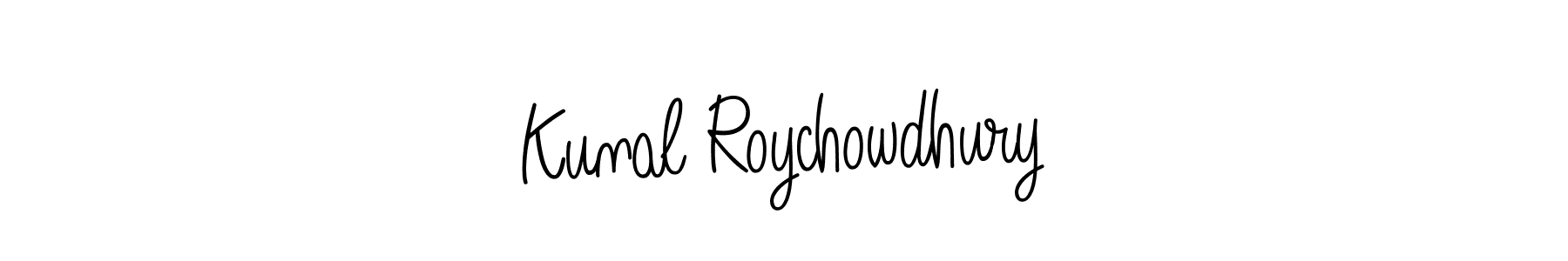 How to make Kunal Roychowdhury name signature. Use Angelique-Rose-font-FFP style for creating short signs online. This is the latest handwritten sign. Kunal Roychowdhury signature style 5 images and pictures png