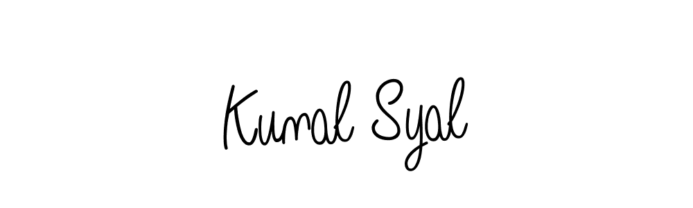 Best and Professional Signature Style for Kunal Syal. Angelique-Rose-font-FFP Best Signature Style Collection. Kunal Syal signature style 5 images and pictures png