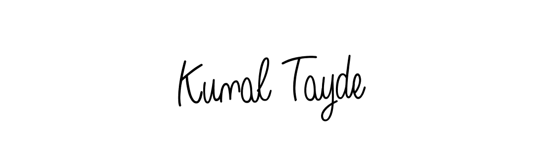 Make a beautiful signature design for name Kunal Tayde. Use this online signature maker to create a handwritten signature for free. Kunal Tayde signature style 5 images and pictures png