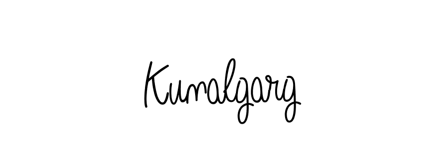Use a signature maker to create a handwritten signature online. With this signature software, you can design (Angelique-Rose-font-FFP) your own signature for name Kunalgarg. Kunalgarg signature style 5 images and pictures png