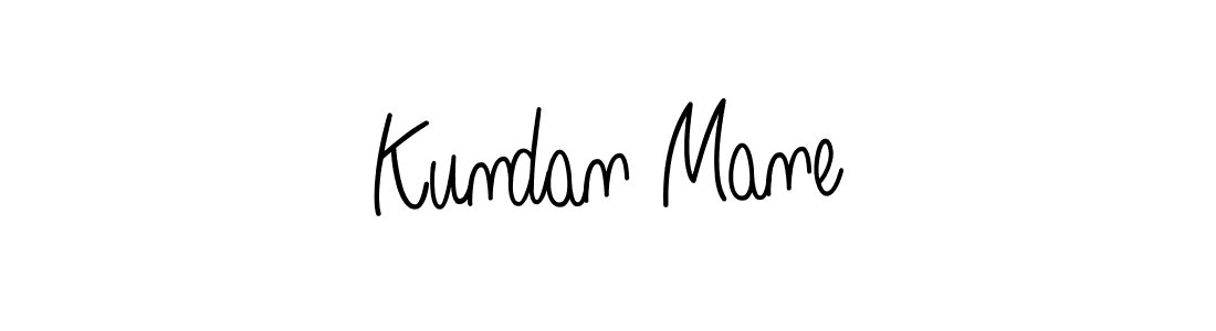 How to Draw Kundan Mane signature style? Angelique-Rose-font-FFP is a latest design signature styles for name Kundan Mane. Kundan Mane signature style 5 images and pictures png