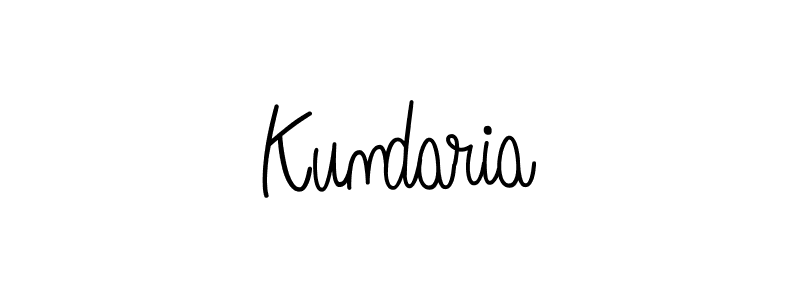 How to make Kundaria name signature. Use Angelique-Rose-font-FFP style for creating short signs online. This is the latest handwritten sign. Kundaria signature style 5 images and pictures png