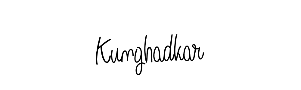 Once you've used our free online signature maker to create your best signature Angelique-Rose-font-FFP style, it's time to enjoy all of the benefits that Kunghadkar name signing documents. Kunghadkar signature style 5 images and pictures png