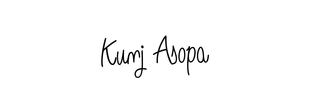 Here are the top 10 professional signature styles for the name Kunj Asopa. These are the best autograph styles you can use for your name. Kunj Asopa signature style 5 images and pictures png