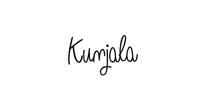 Best and Professional Signature Style for Kunjala. Angelique-Rose-font-FFP Best Signature Style Collection. Kunjala signature style 5 images and pictures png