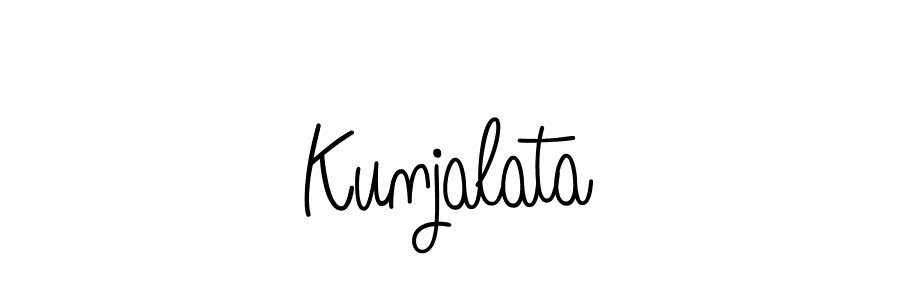 Check out images of Autograph of Kunjalata name. Actor Kunjalata Signature Style. Angelique-Rose-font-FFP is a professional sign style online. Kunjalata signature style 5 images and pictures png