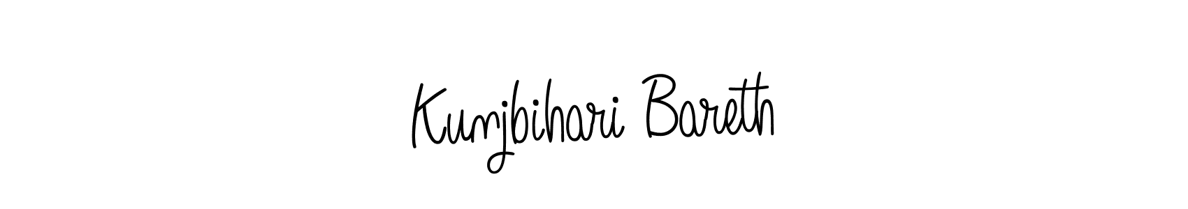 This is the best signature style for the Kunjbihari Bareth name. Also you like these signature font (Angelique-Rose-font-FFP). Mix name signature. Kunjbihari Bareth signature style 5 images and pictures png