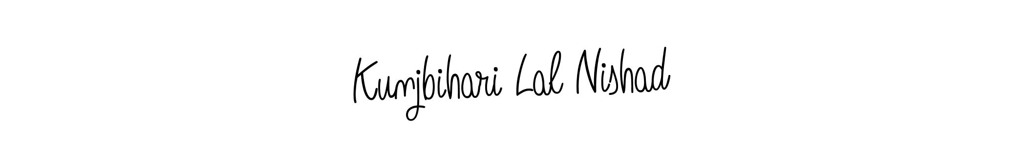 How to make Kunjbihari Lal Nishad signature? Angelique-Rose-font-FFP is a professional autograph style. Create handwritten signature for Kunjbihari Lal Nishad name. Kunjbihari Lal Nishad signature style 5 images and pictures png