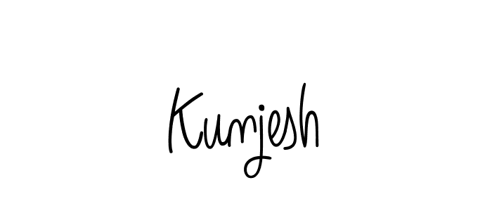 This is the best signature style for the Kunjesh name. Also you like these signature font (Angelique-Rose-font-FFP). Mix name signature. Kunjesh signature style 5 images and pictures png