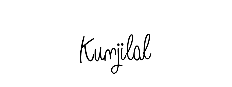 How to make Kunjilal signature? Angelique-Rose-font-FFP is a professional autograph style. Create handwritten signature for Kunjilal name. Kunjilal signature style 5 images and pictures png