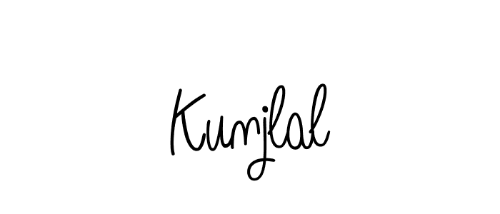 Best and Professional Signature Style for Kunjlal. Angelique-Rose-font-FFP Best Signature Style Collection. Kunjlal signature style 5 images and pictures png