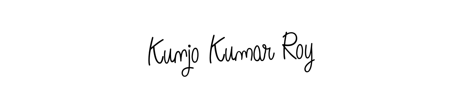 How to make Kunjo Kumar Roy signature? Angelique-Rose-font-FFP is a professional autograph style. Create handwritten signature for Kunjo Kumar Roy name. Kunjo Kumar Roy signature style 5 images and pictures png