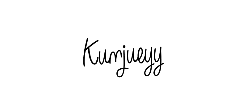 Also You can easily find your signature by using the search form. We will create Kunjueyy name handwritten signature images for you free of cost using Angelique-Rose-font-FFP sign style. Kunjueyy signature style 5 images and pictures png
