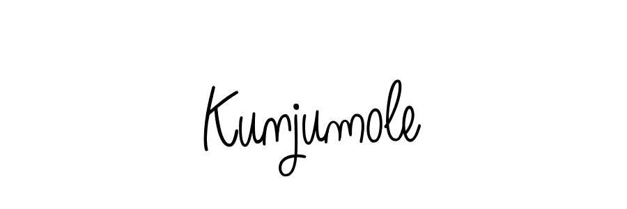 Once you've used our free online signature maker to create your best signature Angelique-Rose-font-FFP style, it's time to enjoy all of the benefits that Kunjumole name signing documents. Kunjumole signature style 5 images and pictures png