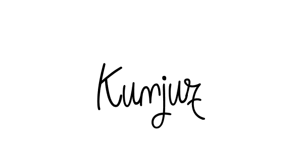 This is the best signature style for the Kunjuz name. Also you like these signature font (Angelique-Rose-font-FFP). Mix name signature. Kunjuz signature style 5 images and pictures png