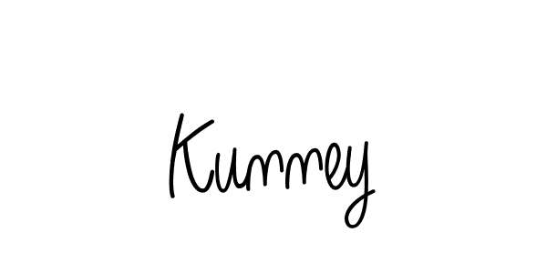 Create a beautiful signature design for name Kunney. With this signature (Angelique-Rose-font-FFP) fonts, you can make a handwritten signature for free. Kunney signature style 5 images and pictures png