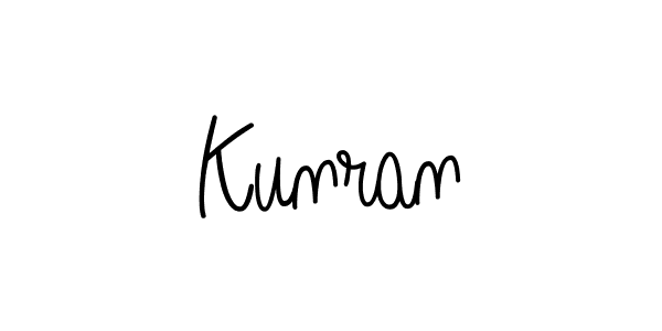 Best and Professional Signature Style for Kunran. Angelique-Rose-font-FFP Best Signature Style Collection. Kunran signature style 5 images and pictures png