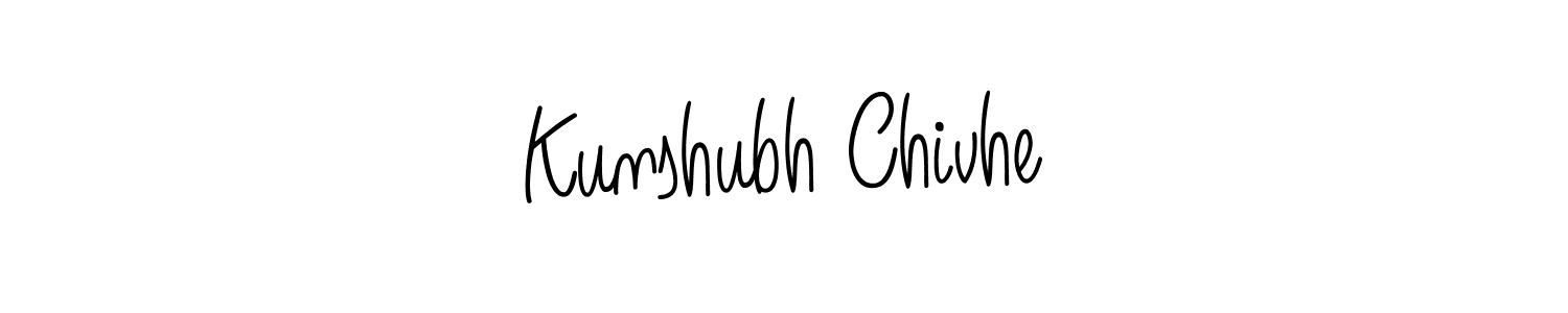 Best and Professional Signature Style for Kunshubh Chivhe. Angelique-Rose-font-FFP Best Signature Style Collection. Kunshubh Chivhe signature style 5 images and pictures png