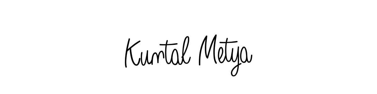 How to make Kuntal Metya signature? Angelique-Rose-font-FFP is a professional autograph style. Create handwritten signature for Kuntal Metya name. Kuntal Metya signature style 5 images and pictures png